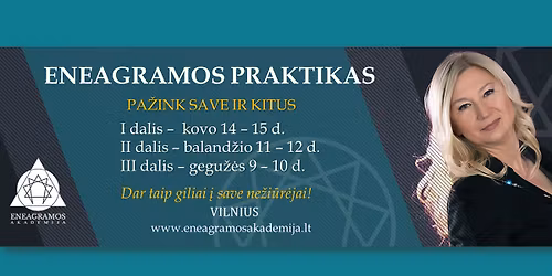 ENEAGRAMOS PRAKTIKAS, III dalys