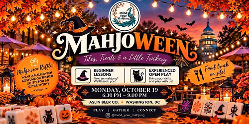Mahjoween at Aslin DC: Tiles, Treats, and A Little Trickery