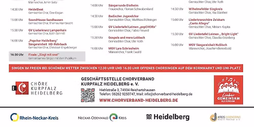 Singende Altstadt Heidelberg