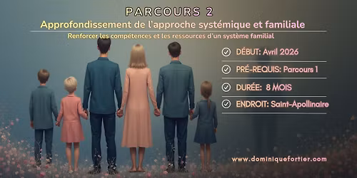 Parcours 2 Approfondissement de l'approche syst\u00e9mique et familiale
