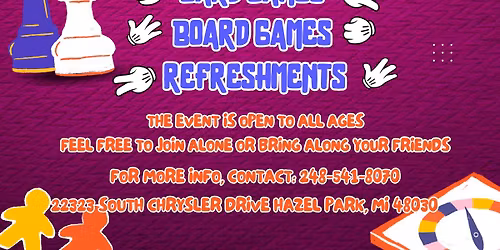 Join us on Friday, February 6th for Family Game Night! 