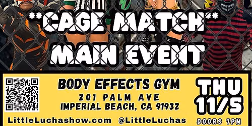 (Micro Pro Wrestling) Little Luchas CAGE MATCH MAIN EVENT