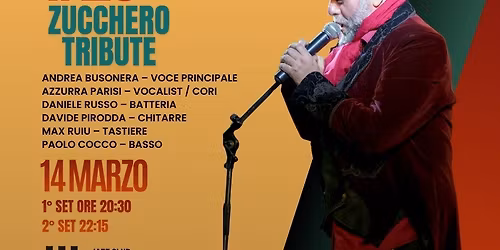 TAZU' TRIBUTO A ZUCCHERO