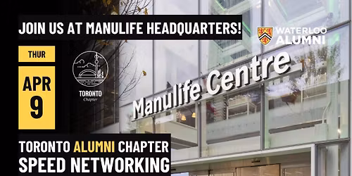 Toronto Alumni Chapter: Speed Networking @ Manulife