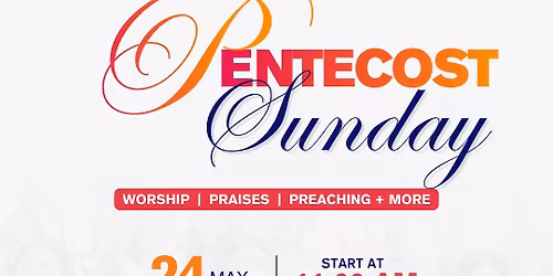 Pentecost Sunday 