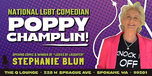 Poppy Champlin - National LGBT Comedian