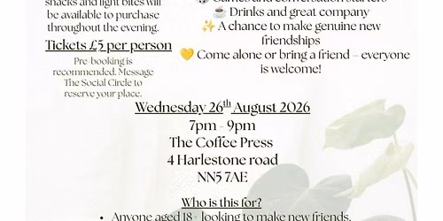 The Social Circle first event