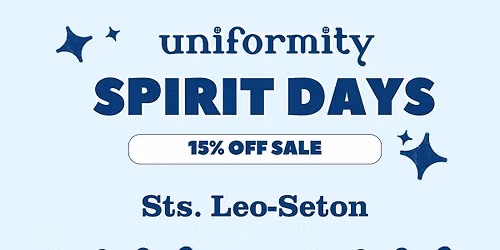 SLS Lions 15% Off Spirit Days at Uniformity!