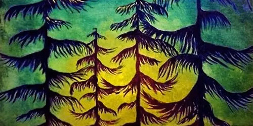 Trees in the Moonlight Paint & Sip