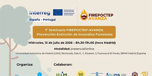 1\u00ba Seminario FIREPOCTEP-AVANZA. Extinci\u00f3n de Incendios Forestales