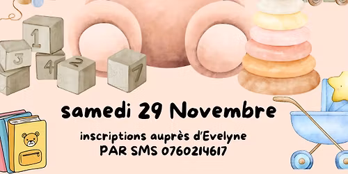 VIDE GRENIER TR\u00c9SORS D\u2019ENFANCE 