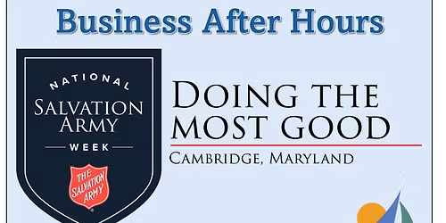 Business After Hours: National Salvation Army Week