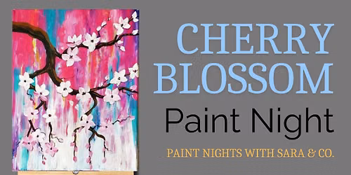 Cherry Blossom Paint Night