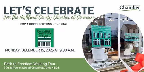 Main Street Downtown Greenfield Ribbon Cutting Celebration