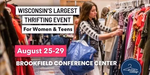Ultimate Thrifting Event for Women\/Teens 50,000+ Items, All Sizes, 1 Week Only & Free to attend!