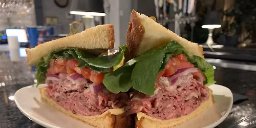HAVE LUNCH WITH US\u2026 \u2b50 We serve over 60 Lunch dishes from Half-Pound Burgers to Mile-High Sandwiches