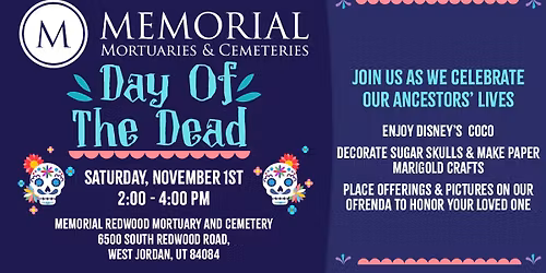 Memorial Redwood Day of the Dead Celebration