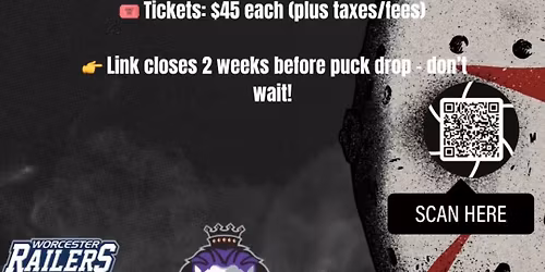 Halloweekend Worcester Railers Outing!