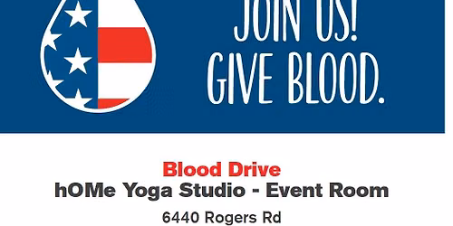 Blood Drive for the American Red Cross!