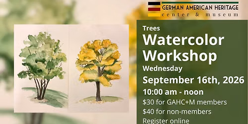 Trees Watercolor Workshop