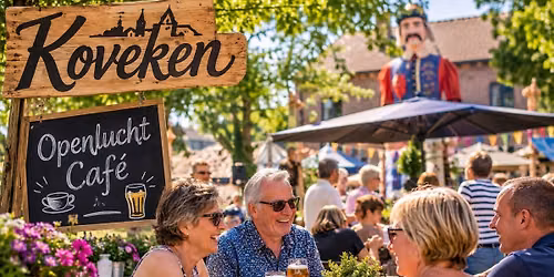 Reuzencaf\u00e9 van Koveken om het weekend te openen....