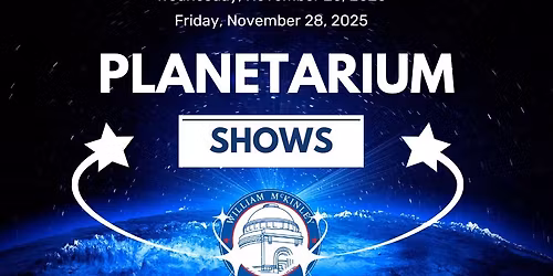 Planetarium Shows: Special Dates during Thanksgiving Week