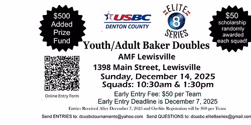 December Youth\/Adult Baker Doubles