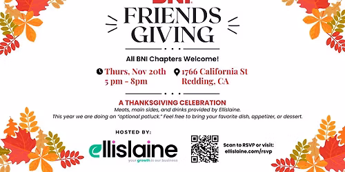 BNI Friendsgiving hosted by Ellislaine