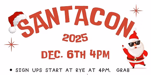3rd Annual Elmira SantaCon 2025 \u2728 \ud83c\udf85\ud83c\udffc