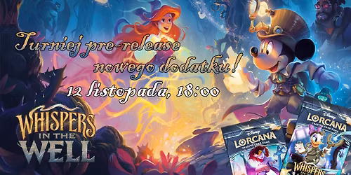 Disney Lorcana Pre-release (Sealed) w BaseStack \u0141\u00f3d\u017a!