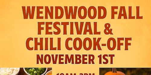 Fall Festival\/Chili-cook off