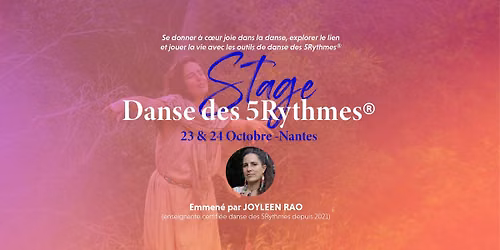 \u00c0 Corps Joie - 5Rythmes\u00ae - 23&24 Octobre 2026 - NANTES