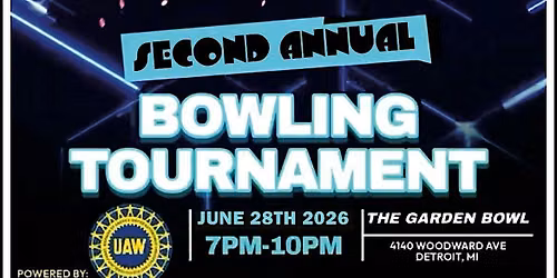 2nd ANNUAL UAW LOCAL 1248 BOWLING TOURNAMENT
