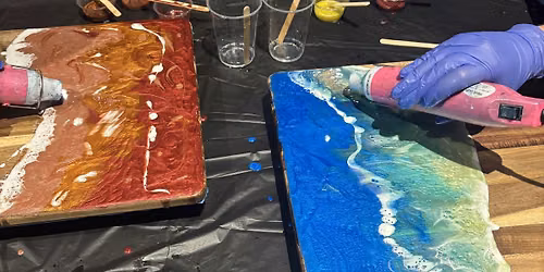 Resin Wave Board Class at Stellwagen Beer Company