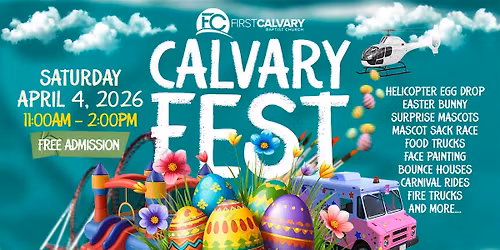 Calvary Fest (Helicopter Egg Drop)