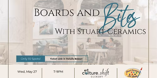 Boards and Bites: DIY Ocean Charcuterie Board with Stuart Ceramics