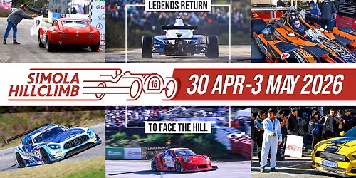 2026 Simola Hillclimb: 30 Apr - 3 May