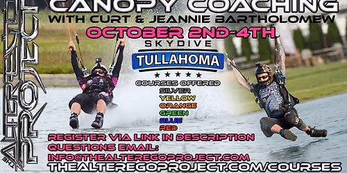Canopy Coaching - Skydive Tennessee 
