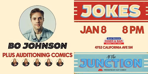 Comedy! Jokes at the Junction: Bo Johnson!