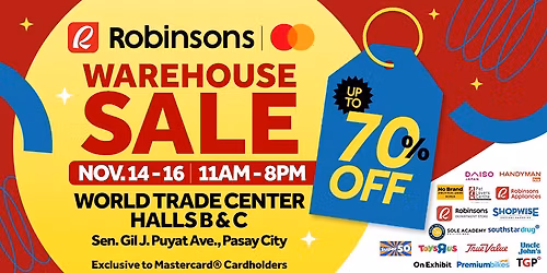 Robinsons Warehouse Sale