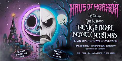 The Nightmare Before Christmas at the Graveyard