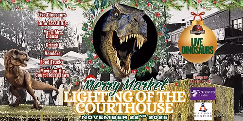Lighting of the Jasper County Courthouse\/Merry Market Festival