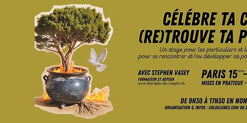 Stage C\u00e9l\u00e8bre ta col\u00e8re retrouve ta puissance Paris 15e avec Stephen Vasey