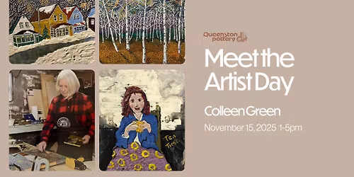 Meet the Artist Day with Colleen Green at Queenston Pottery