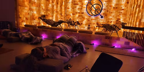 Sound Bath, Salt cave, Labyrinth, Reiki, Color & Essential oil Therapy