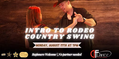 Intro to Rodeo Swing! No partner needed (Pay on the Website)