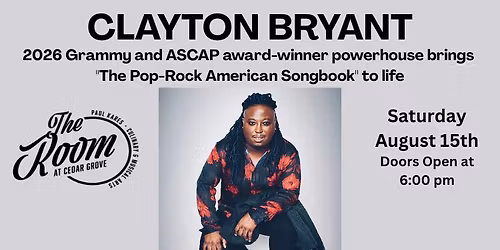 GRAMMY AWARD WINNER CLAYTON BRYANT "WILD HORSES": THE POP-ROCK AMERICAN SONGBOOK