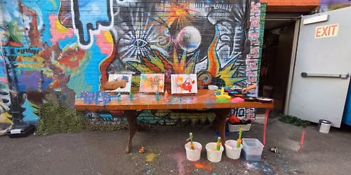 KIDS Splatter Painting Class