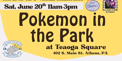 Pok\u00e9mon in the Park at Teaoga Square
