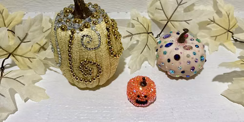 Bedazzle Mini Pumpkins at Lebowski's Taproom East!